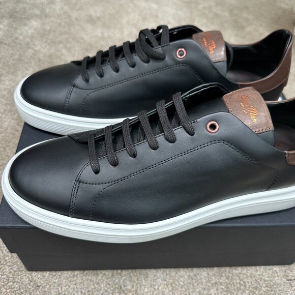 GOOD MAN BRAND Legend London Sneaker NEW NIB G97L-11 black Dark Vachetta SZ 11.5 - Picture 5 of 16
